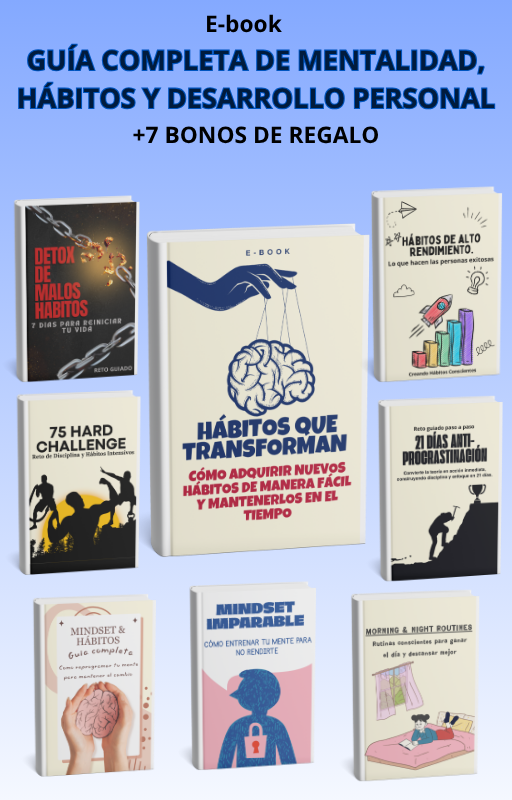 Guia completa de mentalidad, hábitos y desarrollo personal
